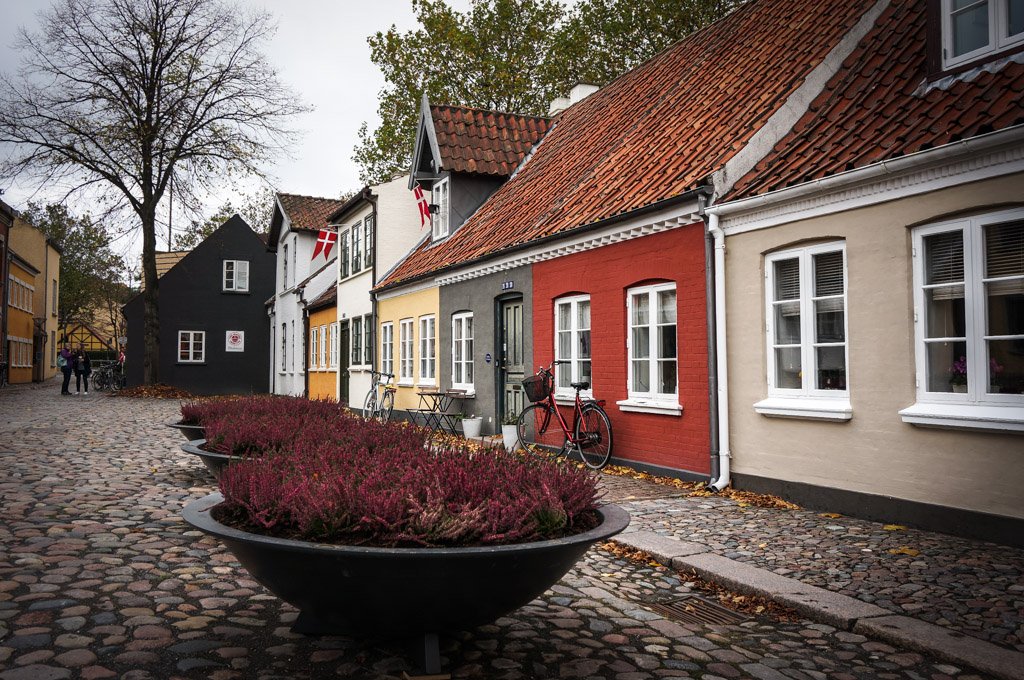 Denmark, Odense, Old Town, colourful houses House colors, Odense, Old