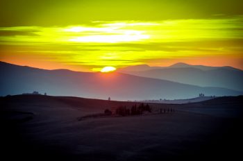 Sunset at Sant’Anna in Camprena Recent